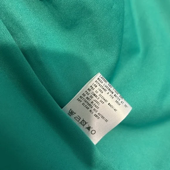 Crazy Train teal faux leather studded moto jacket - Picture 6 of 6